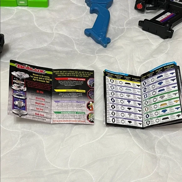 VINTAGE Hasbro Colorful Beyblade Set